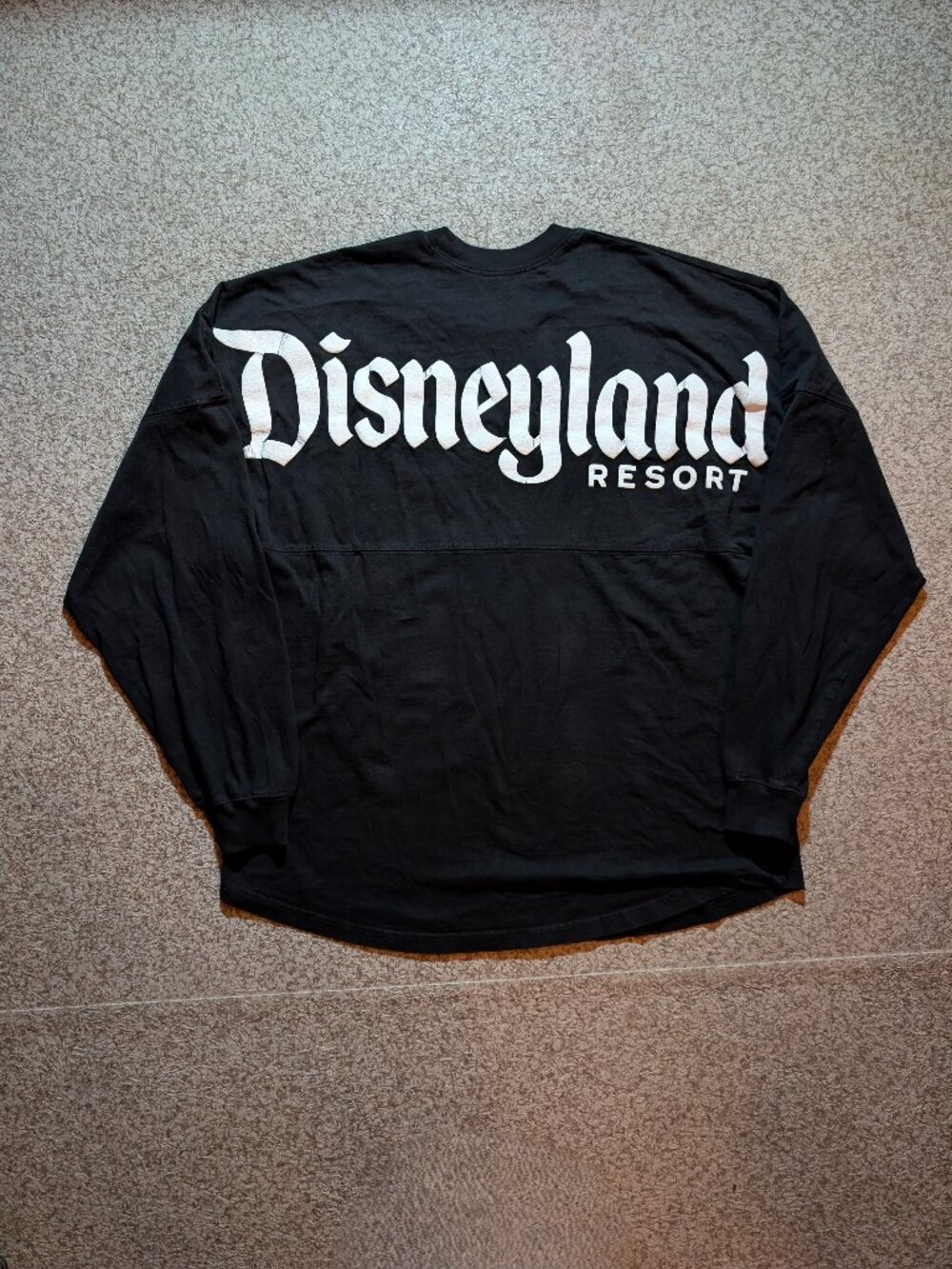Disneyland Resort Spirit Jersey Black Long Sleeve Mens L Disney Parks Streetwear